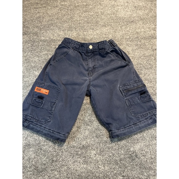 OshKosh B’gosh Other - Vintage Y2K OshKosh B'gosh Navy Blue Cargo Shorts - OKB Est. 95 Patch - Size 6 Y